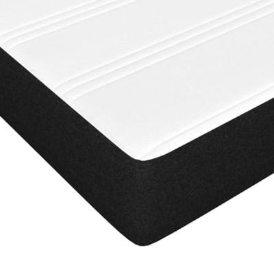 Pocketveringmatras medium 90x200x20 cm stof zwart