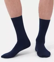 3-paar Bamboe sokken - Hoge sokken voor dames en heren - 38 - Blauw - 38 - thumbnail