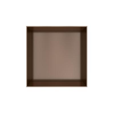 Hotbath &More Inbouwnis - 30 x 30 x 10 cm - Frameless - Tuscan Bronze