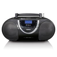 Lenco Draagbare DAB+ en FM-radio met CD-cassette en Bluetooth Zwart - SCD-6900BK - thumbnail