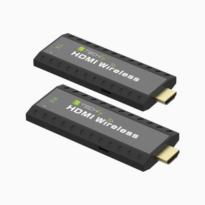 Techly IDATA HDMI-WL53 audio/video extender AV-zender & ontvanger Zwart