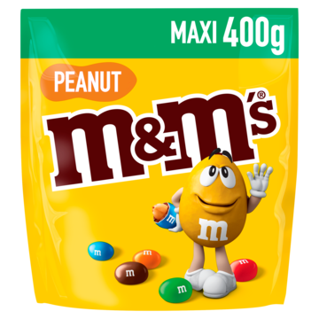 M&M'S Pinda chocolade snoepjes maxi 400g bij Jumbo