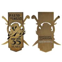 Dungeons & Dragons Metal Card 35th Anniversary Legend of Drizzt Limited Edition - thumbnail