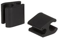 Elvedes kabelclips duo 4,1+4,1mm zwart (50st) - thumbnail