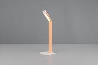 Trio Design tafellampSkip oplaadbaar wit met hout - R55951135 - thumbnail