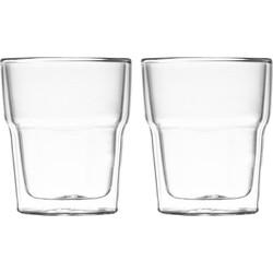 Gusta chantilly espressoglas dubbelwandig 100ml 2-pack