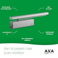 AXA Deurdranger 7509 instelbaar Grijs met glij-arm 80kg - thumbnail