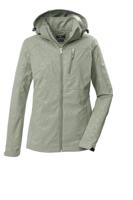 Killtec KOS 13 FLORAL Softshell Jas Dames Light Sage/Embossed 38 - thumbnail