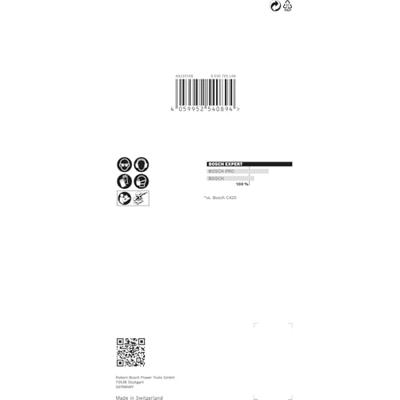 Bosch Accessoires Expert M480 schuurnet voor vlakschuurmachines 93 x 186 mm, K400 - 1 stuk(s) - 2608900751