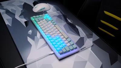 CHERRY XTRFY GP5 Litus Wit/Grijs XL Muismat