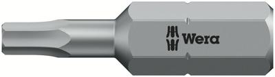 Wera 840/1 Z Zeskant Bits, Hex-Plus, 3.0 mm x 25 mm - 1 stuk(s) - 05056315001