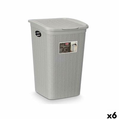 Emmercontainer Stefanplast Lichtgrijs Plastic 50 L 36 x 54,5 x 38 cm (6 Stuks)