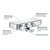 GROHE Grohtherm smartcontrol badthermostaat chroom 34718000 - thumbnail