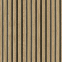 Noordwand Botanica Behang met houten lamellen 33960 - thumbnail