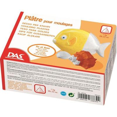 Gipspoeder DAS 1000 gram wit | 10 stuks