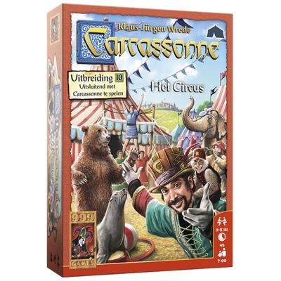 999Games carcassonne het circus bordspel
