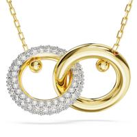 Swarovski 5668820 Ketting Dextera goudkleurig-wit 38-45 cm - thumbnail