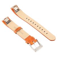 By Qubix - Lederen bandje Compatible met Fitbit Alta - Camel bruin - Compatible fitbit bandje - thumbnail