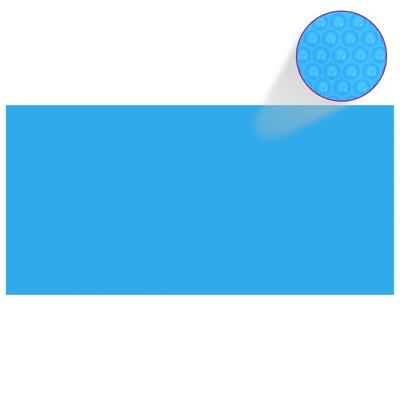 VidaXL Zwembadzeil rechthoekig 450 x 220 cm pe blauw