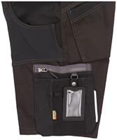 Blåkläder Short met stretch en spijkerzakken 15981343 | Zwart | Maat 48 - 7330509722084 - thumbnail