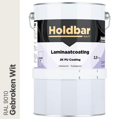 Holdbar Laminaatcoating Gebroken Wit (RAL 9010) 2,5 Kg