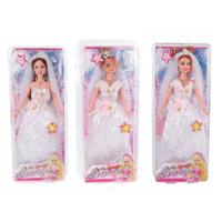 Modepop Prinses in Bruidsjurk, 29cm - thumbnail