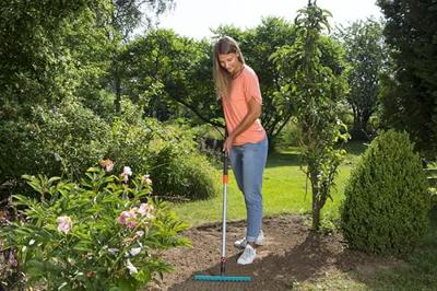 Gardena Combisystem Hark 16 Tanden 41 cm - Duurzame Tuinhark voor Bodembewerking