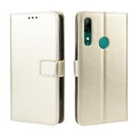 Retro Crazy Horse textuur horizontale Flip lederen case voor Huawei P Smart Z/Y9 Prime (2019) met houder & kaartsleuven & fotolijstjes (goud) - thumbnail