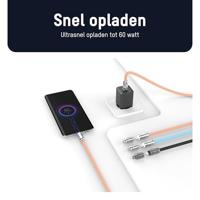 Ansmann USB-C-kabel USB-C stekker 1.2 m Pink 1700-0193 - thumbnail
