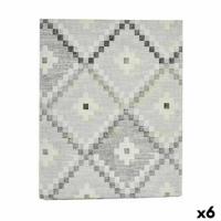 Vlekbestendig tafelkleed Kinvara Grijs Dun canvas Anti-vlek Ruiten 140 x 180 cm (6 Stuks) - thumbnail
