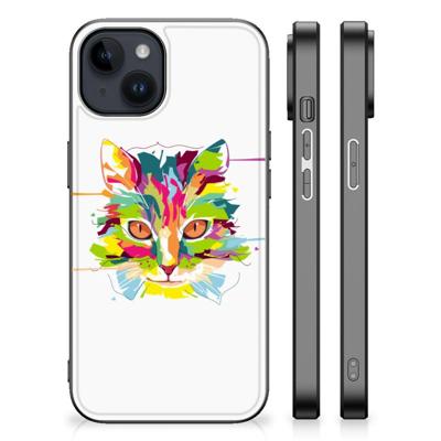 iPhone 15 Plus Hoesje Cat Color