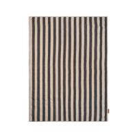 Ferm Living Grand Quilted Deken - Sand/Black - thumbnail