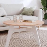 Tafelblad rond 80x1,5 cm massief beukenhout - thumbnail