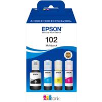 Epson C13T03R640 102 EcoTank Multipack Navulinkt Origineel Epson Zwart, Cyaan, Geel, Magenta 337 ml - thumbnail