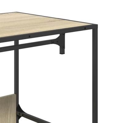 Kledingkast 90x50x180 cm bewerkt hout sonoma eikenkleurig