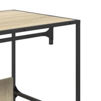 Kledingkast 90x50x180 cm bewerkt hout sonoma eikenkleurig - thumbnail