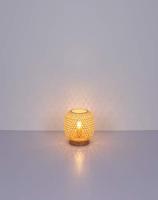 Globo Rotan vloerlampMirena 27cm hoog - 15367T - thumbnail