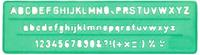Linex lettersjabloon 20 mm - thumbnail