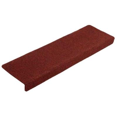 VidaXL Trapmatten 5 st 65x21x4 cm naaldvilt bordeauxrood