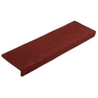 VidaXL Trapmatten 5 st 65x21x4 cm naaldvilt bordeauxrood - thumbnail