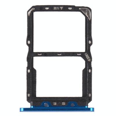 SIM-kaartlade + NM-kaartlade voor Huawei Nova 5 Pro (blauw)