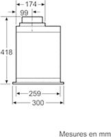 Siemens LB88574 afzuigkap 730 m³/uur Inbouw Roestvrijstaal C - thumbnail