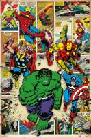 Poster Marvel Comics - Here Come The Heroes 61x91,5cm - thumbnail