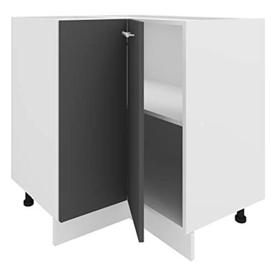 VCM Keukenkast of frontpaneel Esilo (Hoekkast, Wit/antraciet, 1 Tür)