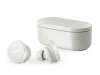 Denon PerL Pro True draadloze oordopjes, gepersonaliseerd geluidsprofiel, ruisonderdrukkende oordopjes, waterbestendige oortelefoons, met ingebouwde microfoons en lange batterijduur - wit - thumbnail