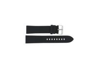 Horlogeband Universeel 1030160.22 Leder Zwart 22mm - thumbnail