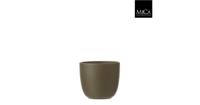 Mica Decorations tusca pot groen 14x13cm - thumbnail