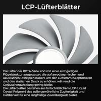 TRYX ROTA PRO PC-ventilator Wit (b x h x d) 140 x 25 x 140 mm - thumbnail