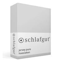 Schlafgut Schlafgut Pure Jersey Hoeslaken L - 140x200 - 160x220 511 Grey Light - thumbnail