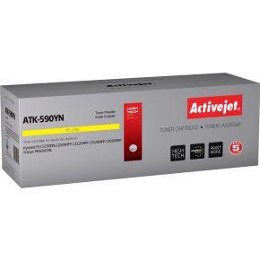 Activejet tonercartridge ATK-590YN (Kyocera vervanging TK-590Y; Supreme; 5000 pagina's; geel)